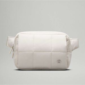 Lululemon Quilted Grid Belt Bag Hand Warmer 1.5L - White